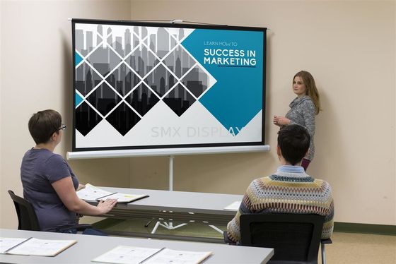 Qualité La projection de support de trépied examine le gain 1,0 portatif de pouce 84x84 Usine