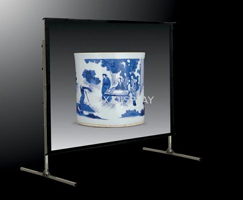 Qualité Jeûnent le mobile de pli écran de projection de 120 pouces pour événements d'intérieur/extérieurs Usine