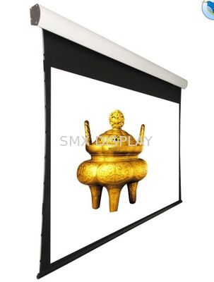 qualité 150" a tendu l'écran de projection motorisé enfoncé par plafond avec à télécommande Usine