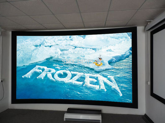 qualité La définition élevée 200" 250" a courbé l'écran de projection pour le système de simulateur de cinéma de HD Usine