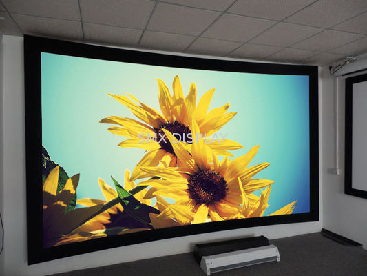 Qualité 180 / 360 degrés ont courbé l'écran de projection, écran de projection à gain élevé rond d'écran de projection Usine