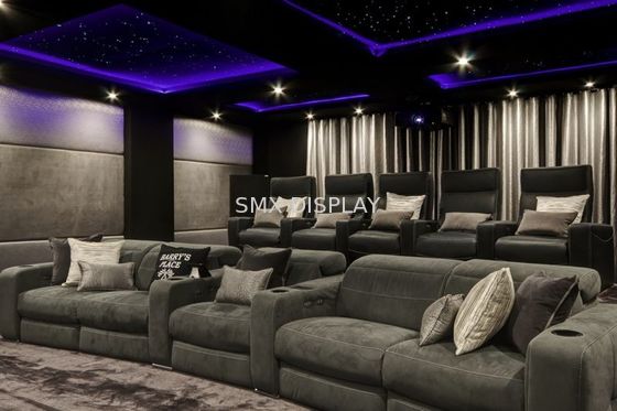 Qualité L'étoile optique de fibre de panneau de fibres agglomérées de polyester lambrisse le plafond de cinéma de 9mm à télécommande Usine