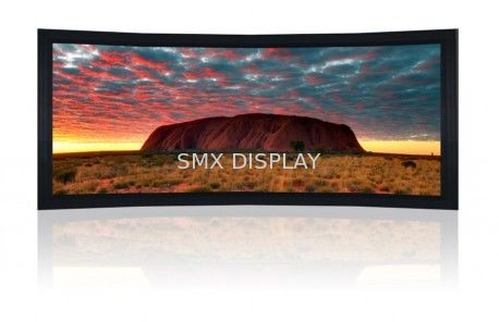 Qualité Peinture incurvée électrique d'intérieur d'écran de cadre fixe, cadre noir 10Cm de velours Usine