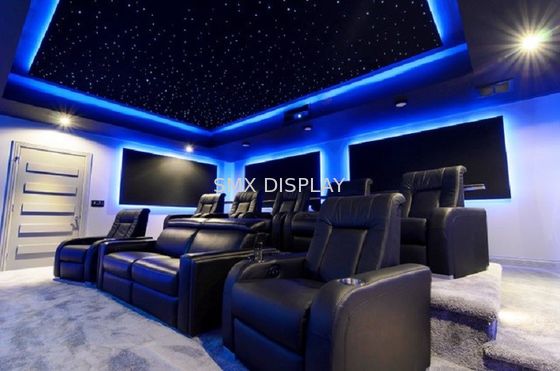 Qualité 110V - couleur claire optique des panneaux de plafond d'étoile de la fibre 220V RVB pour le cinéma à la maison Usine