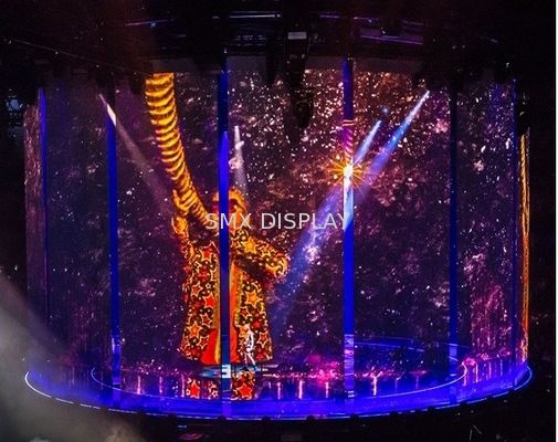 Qualité Projecteur interactif d'hologramme de Holo Gauze Holographic Mesh Screen For 3D Usine