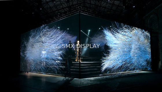 qualité Projection transparente Gauze Holographic Screen Polyamide Material de l'hologramme 3D Usine