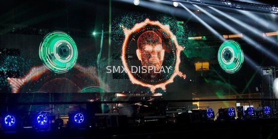 Qualité matériel de polyamide de tamis à mailles de 3D Hologauze pour l'exposition d'étape d'événement Usine